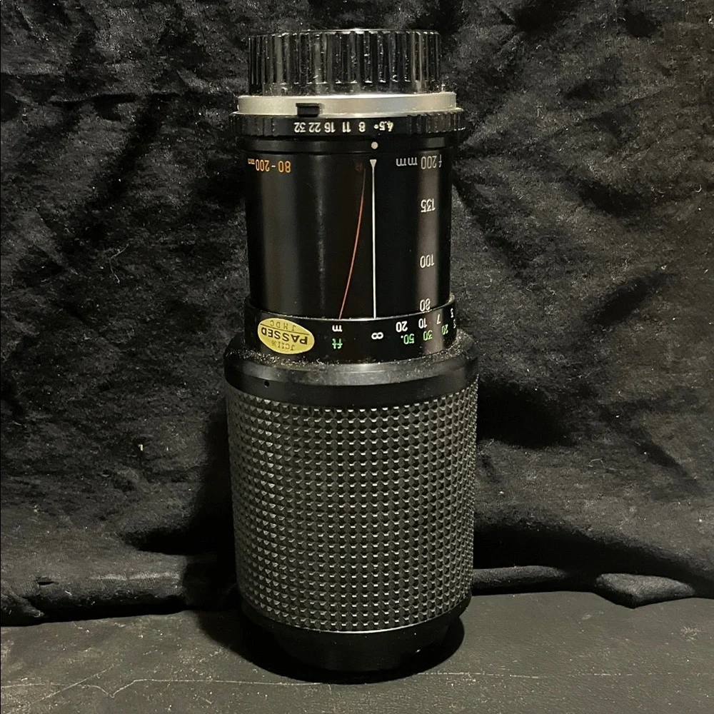 High-Performance Black Camera Lens